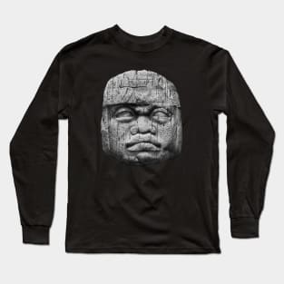 OLMEC COLOSSAL HEADS SAN LORENZO Long Sleeve T-Shirt